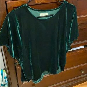 Madewell Velvet Top